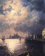 Ivan Aivazovsky Byron in Venice painting